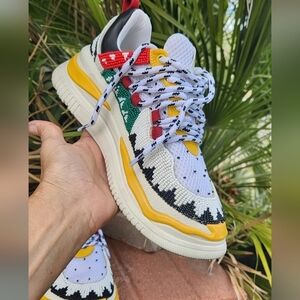 FARM RIO  BEADED PLATFORM SNEAKER